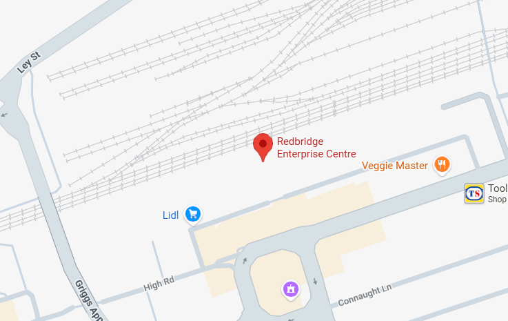 Map showing Dessert Aura at Redbridge Enterprise Centre